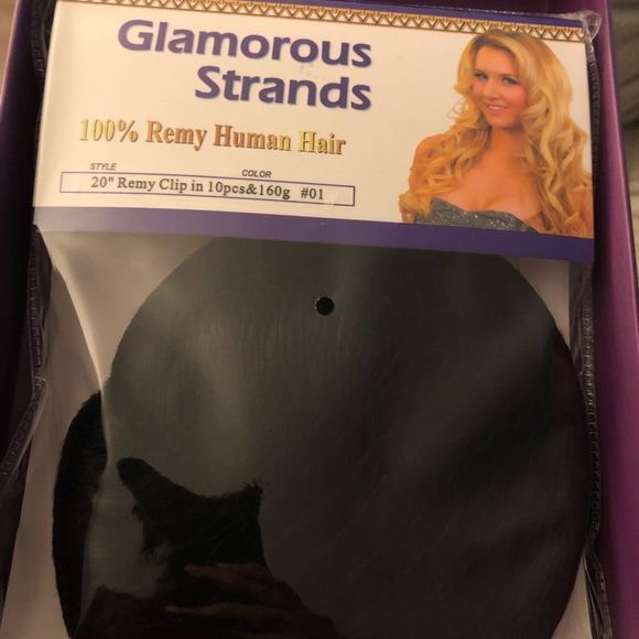 100% Remy Human Hair Extension Clip 160g Jet Black - Picture 8 of 8
